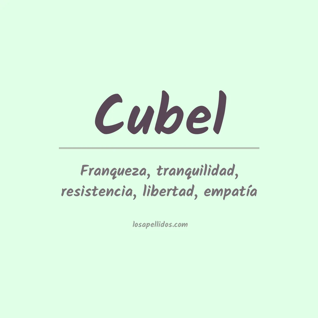 Apellido Cubel
