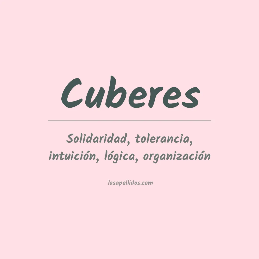 Apellido Cuberes