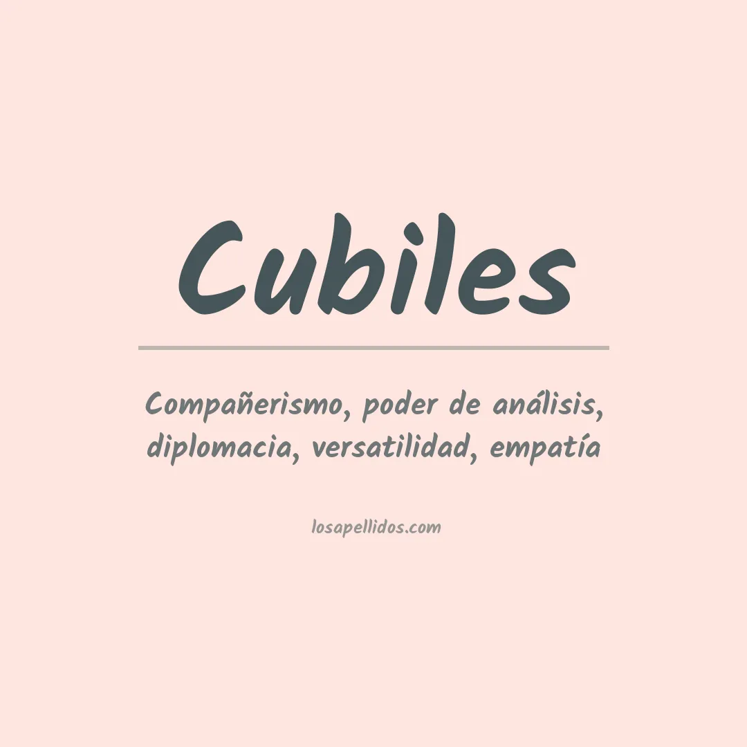 Apellido Cubiles