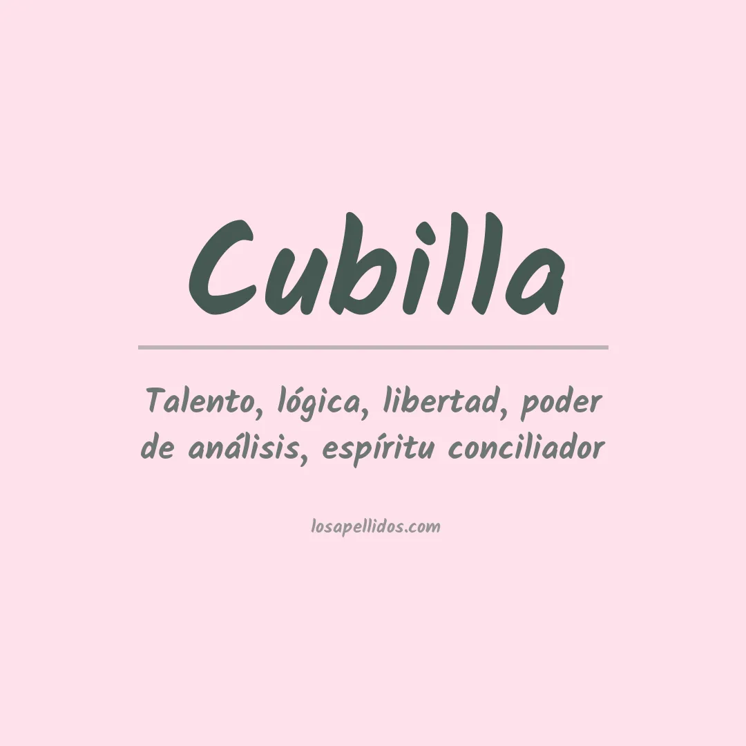 Apellido Cubilla
