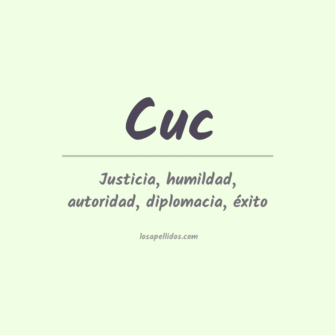 Apellido Cuc