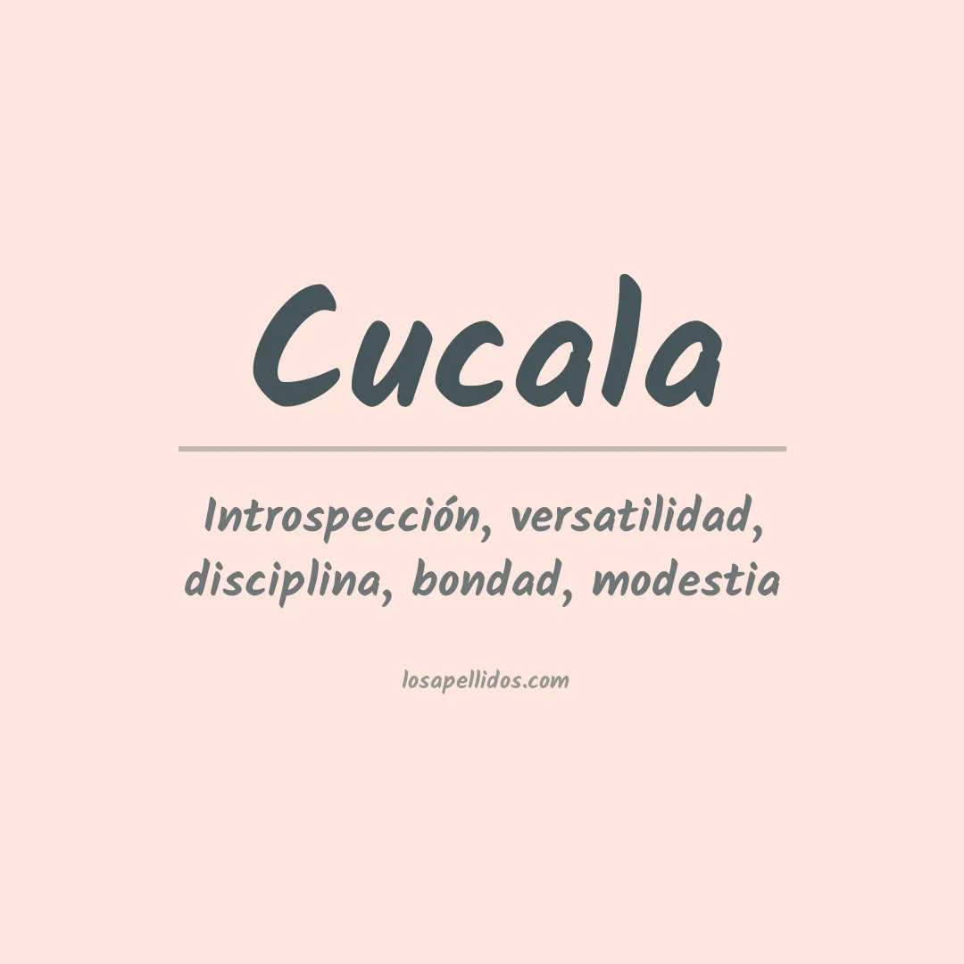 Apellido Cucala