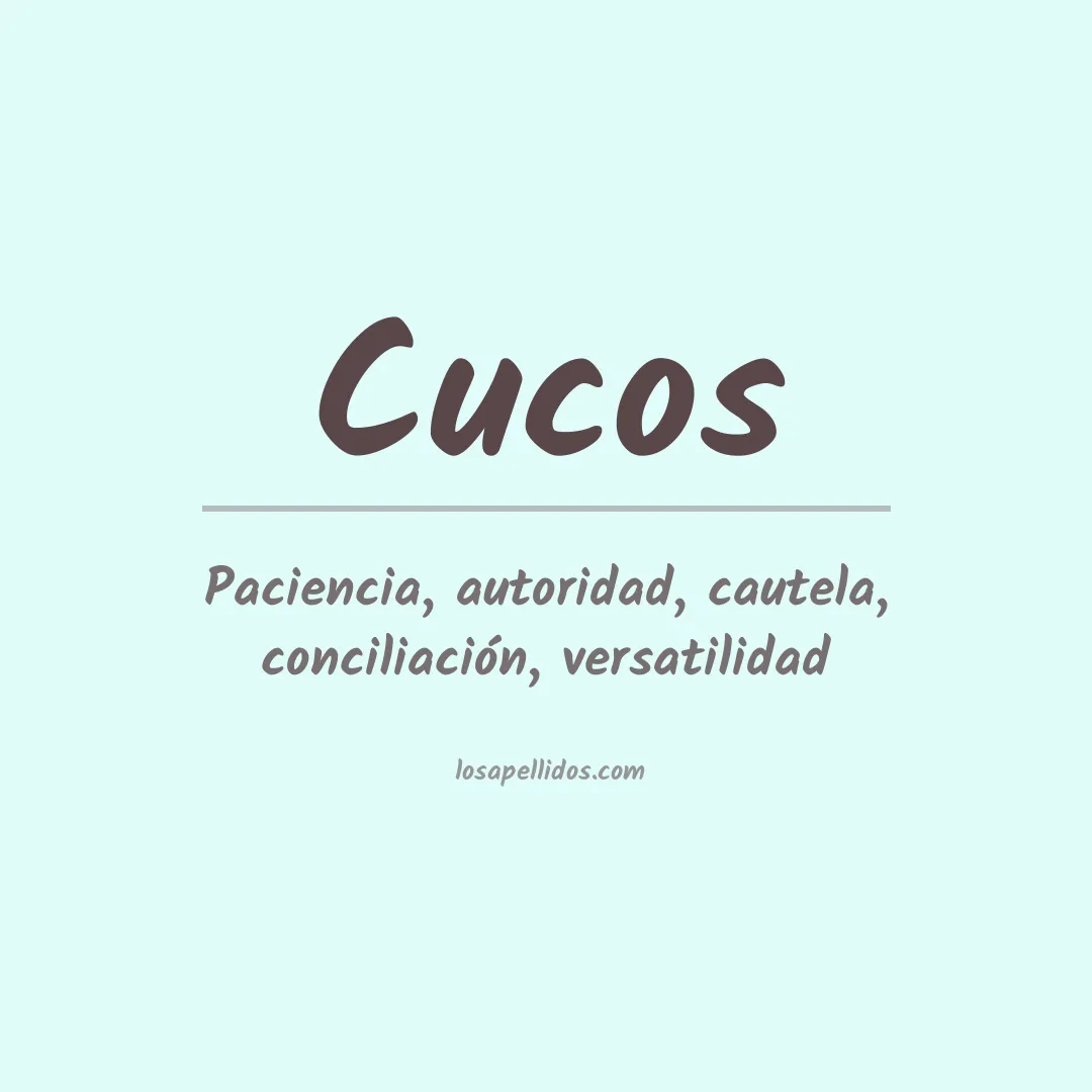 Apellido Cucos