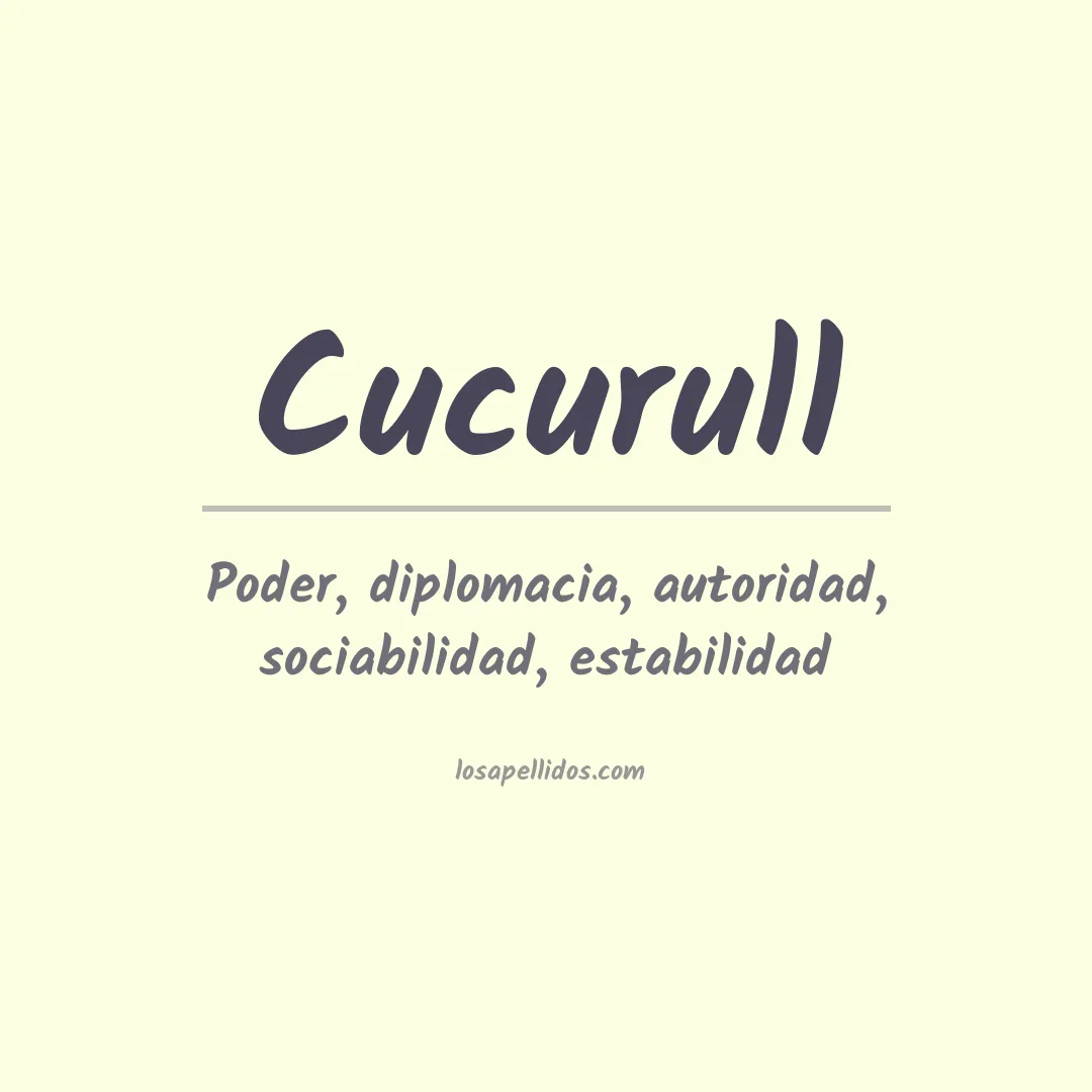 Apellido Cucurull