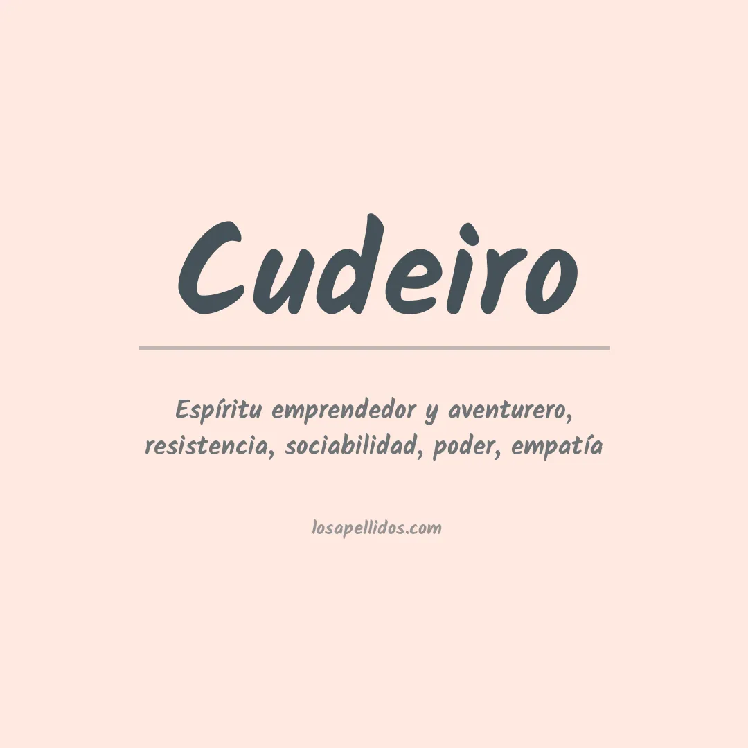 Apellido Cudeiro