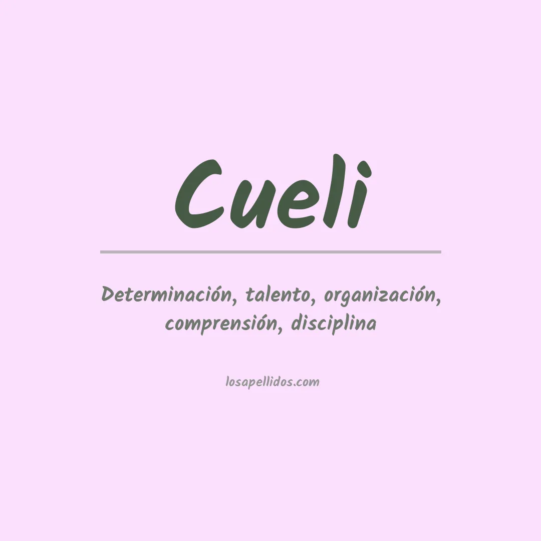 Apellido Cueli