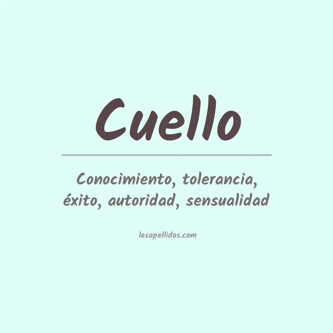 Apellido Cuello