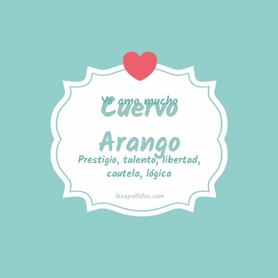 Yo amo mucho Cuervo arango