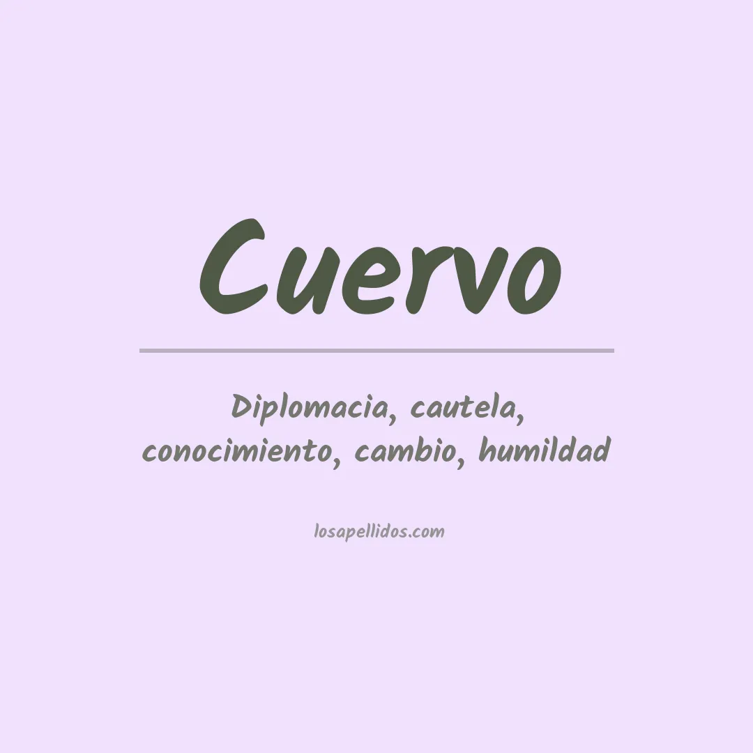 Apellido Cuervo