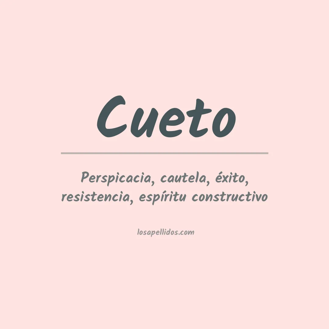 Apellido Cueto
