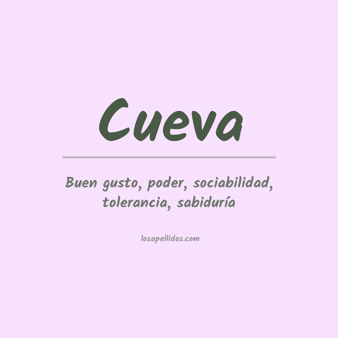 Apellido Cueva