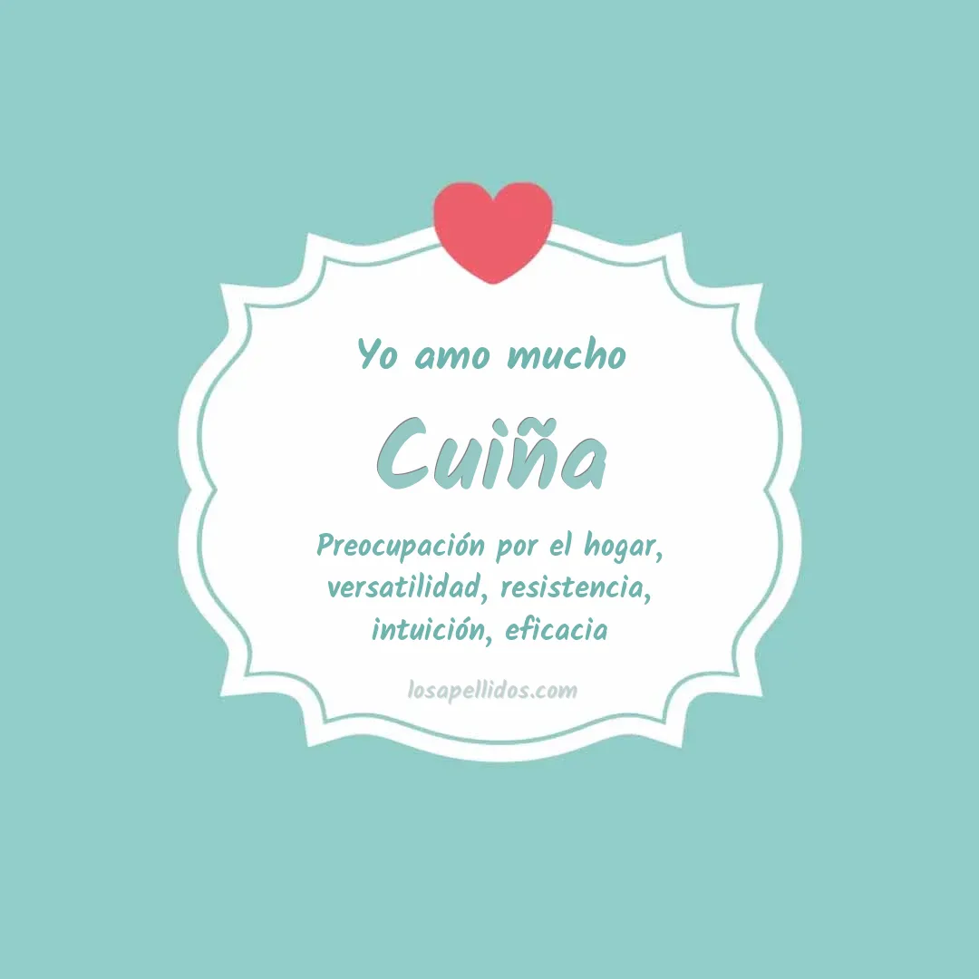Yo amo mucho Cuiña
