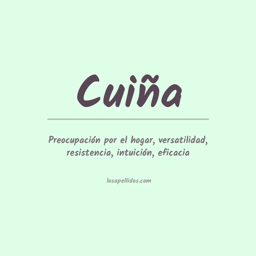 Apellido Cuiña