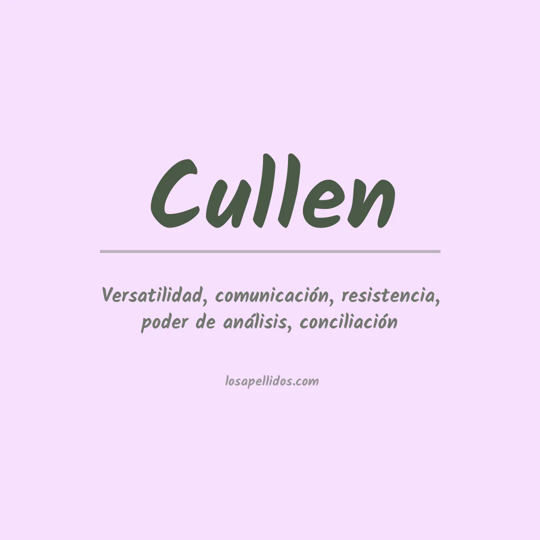 Apellido Cullen