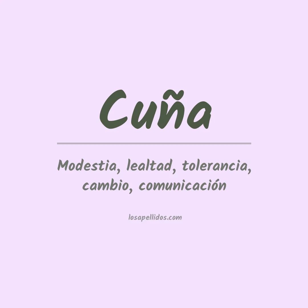 Apellido Cuña