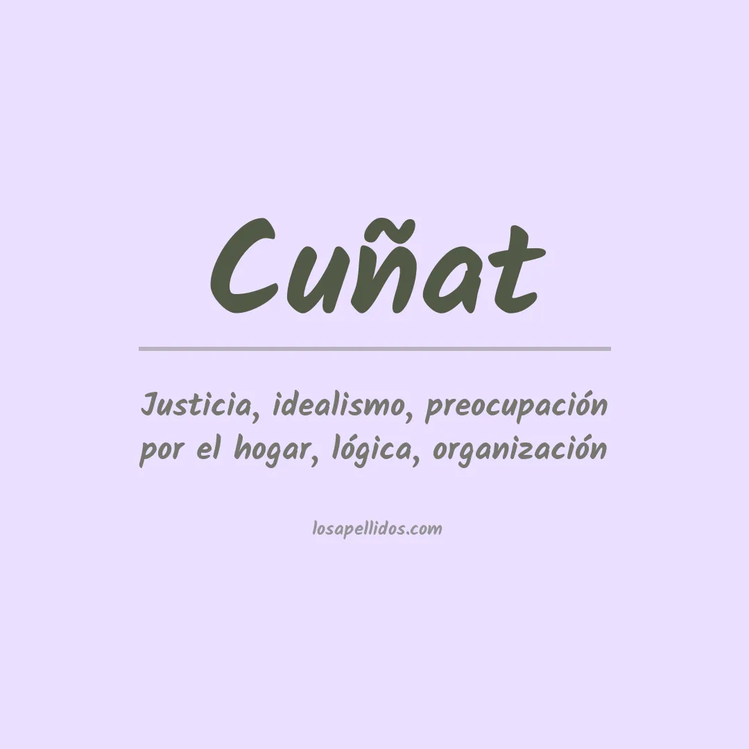 Apellido Cuñat