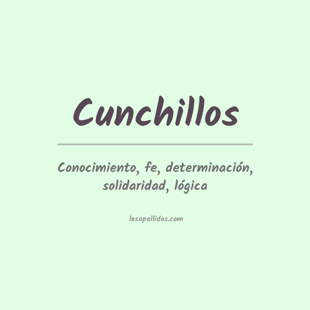 Apellido Cunchillos