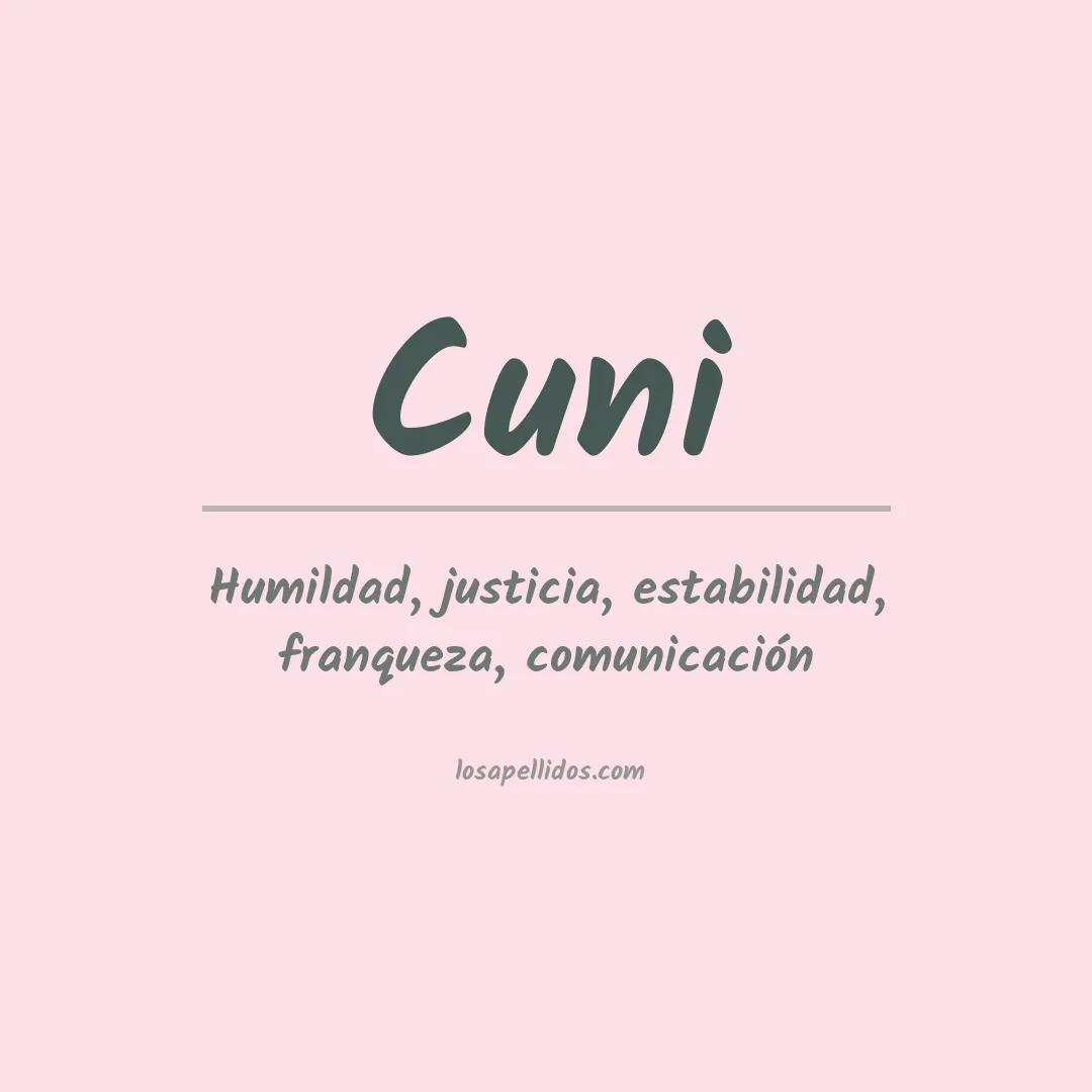 Apellido Cuni