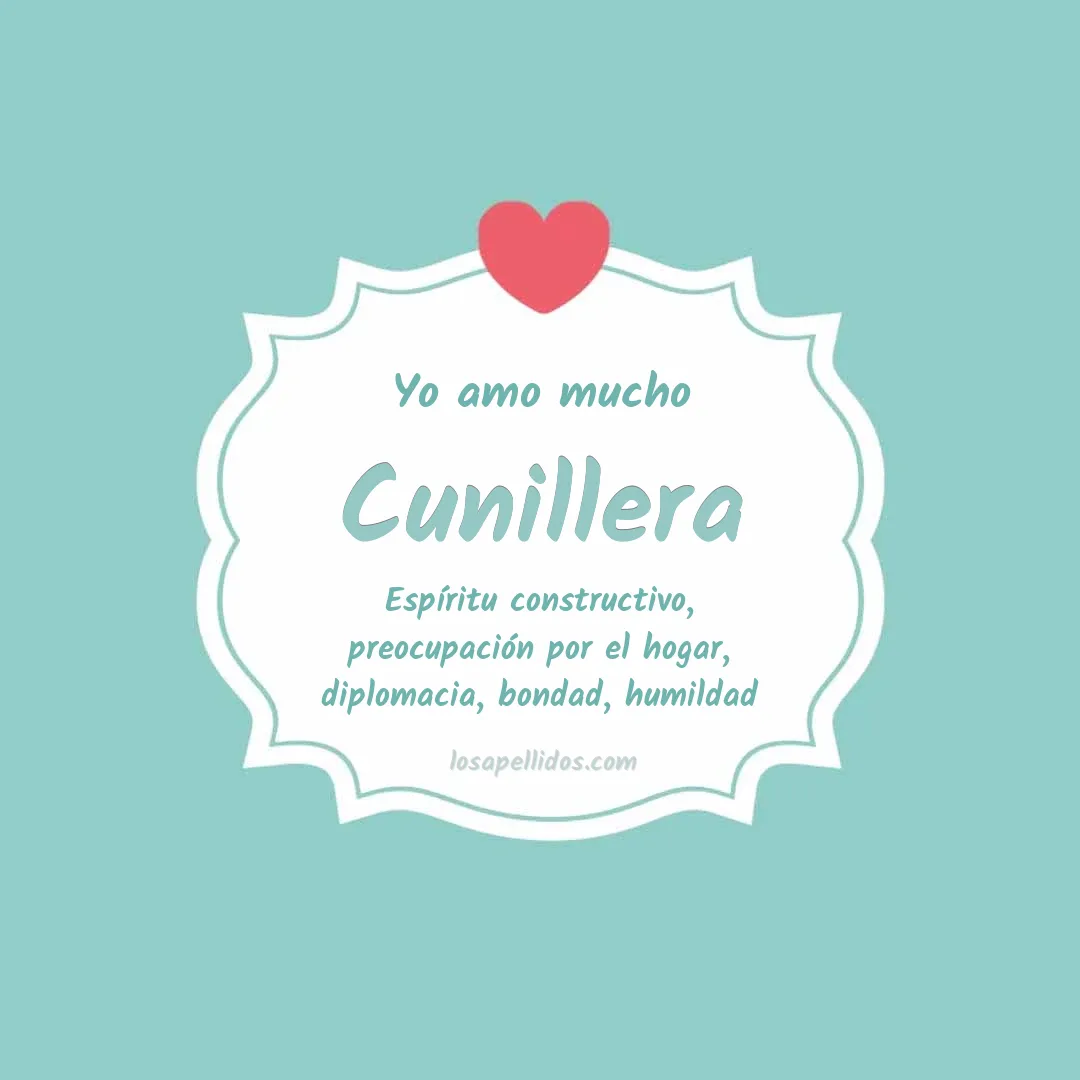 Yo amo mucho Cunillera