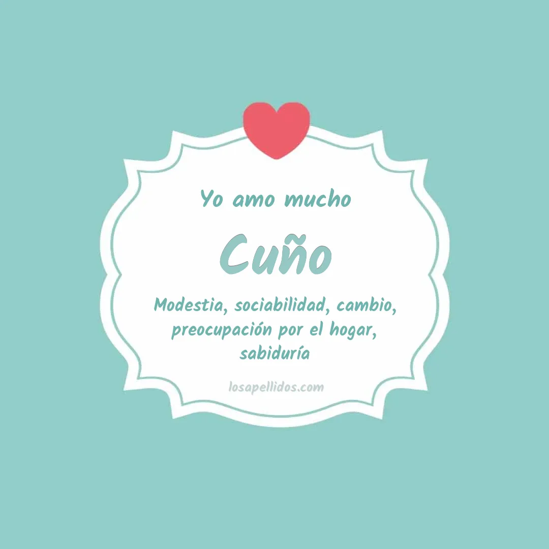 Yo amo mucho Cuño
