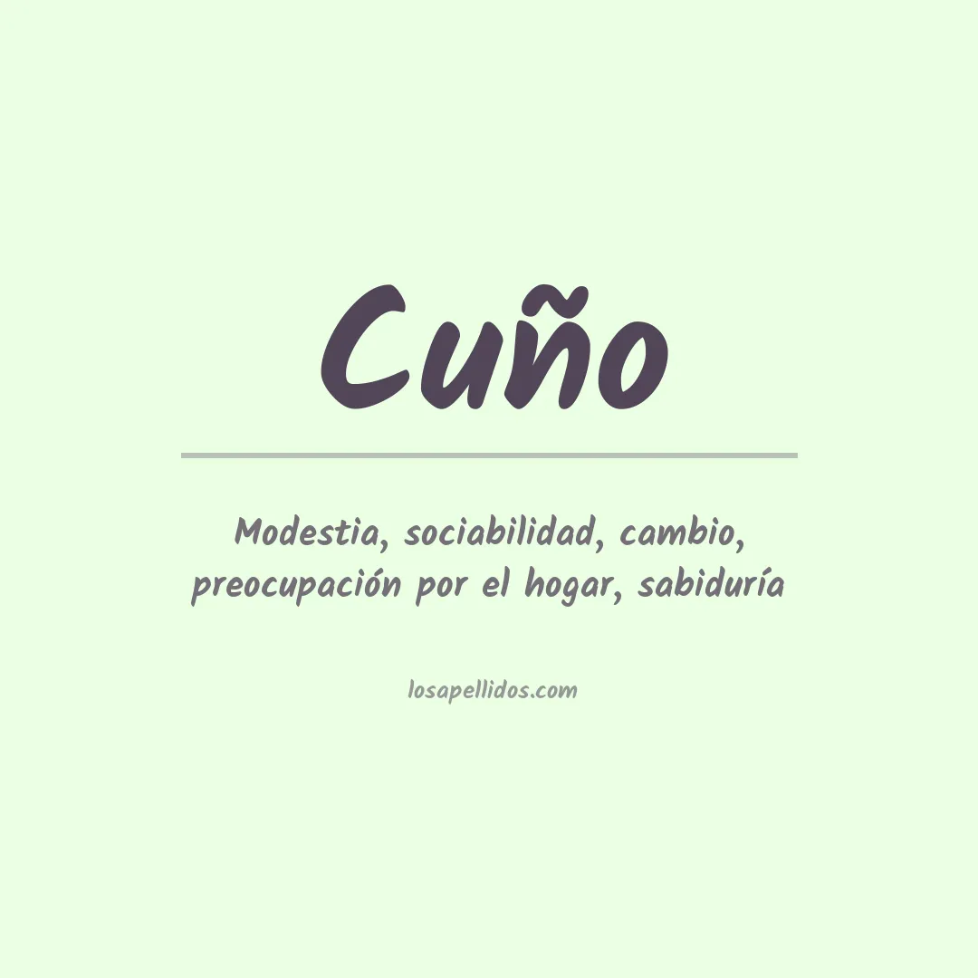 Apellido Cuño