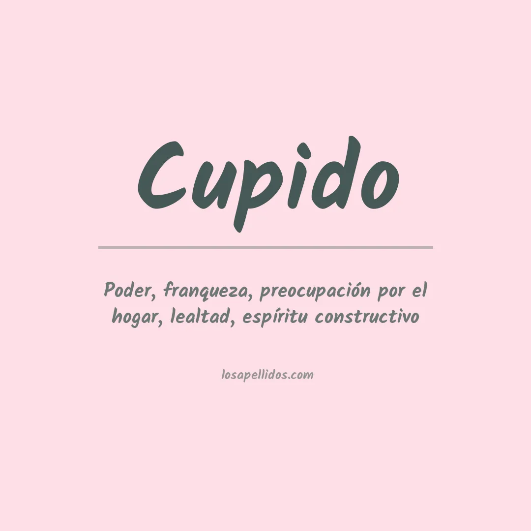 Apellido Cupido