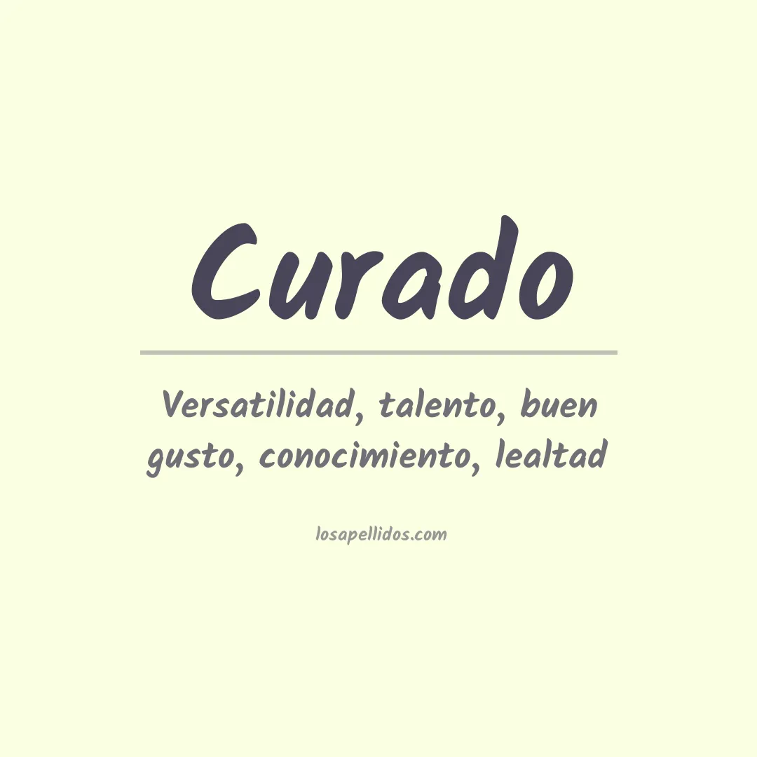 Apellido Curado