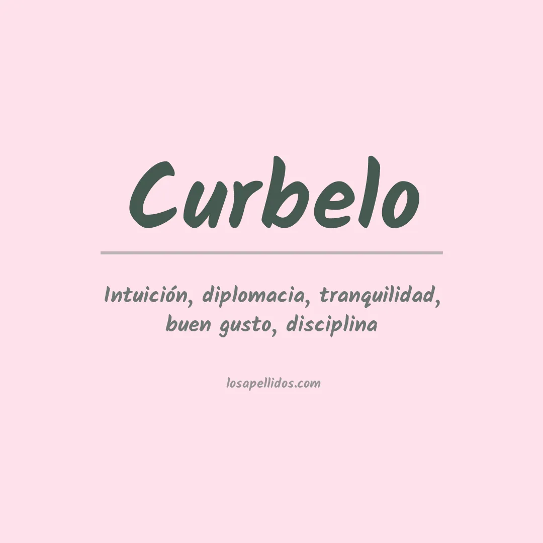 Apellido Curbelo