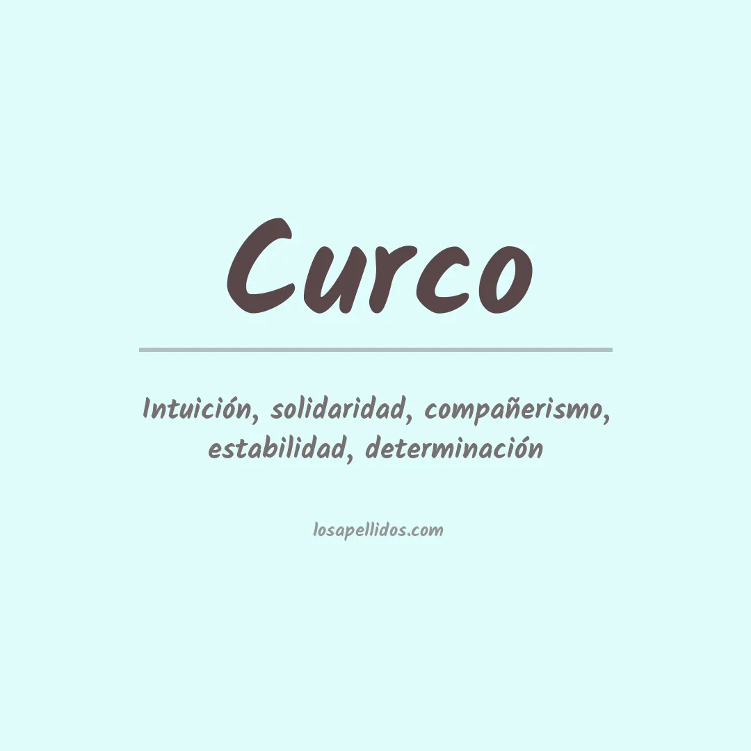 Apellido Curco