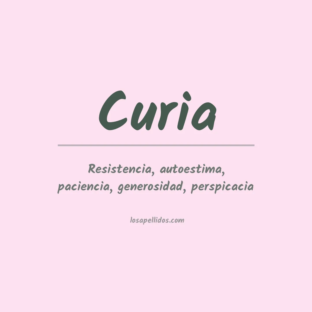 Apellido Curia