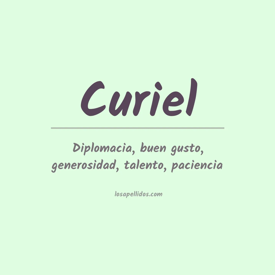 Apellido Curiel