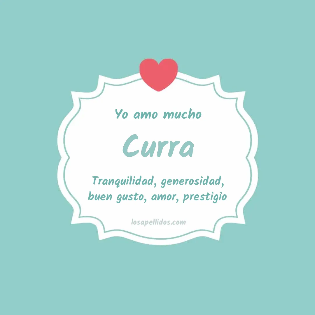 Yo amo mucho Curra
