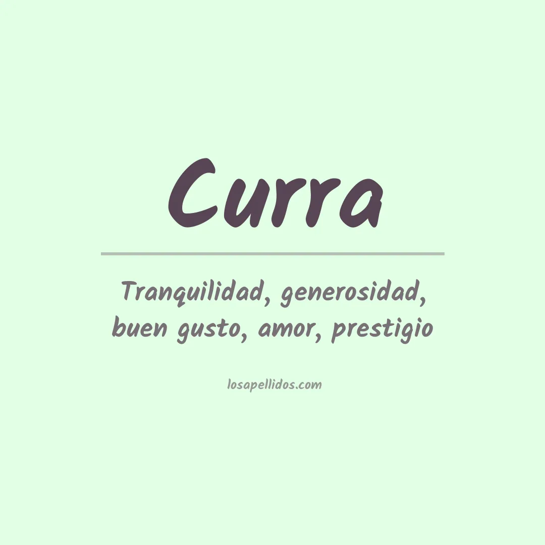Apellido Curra