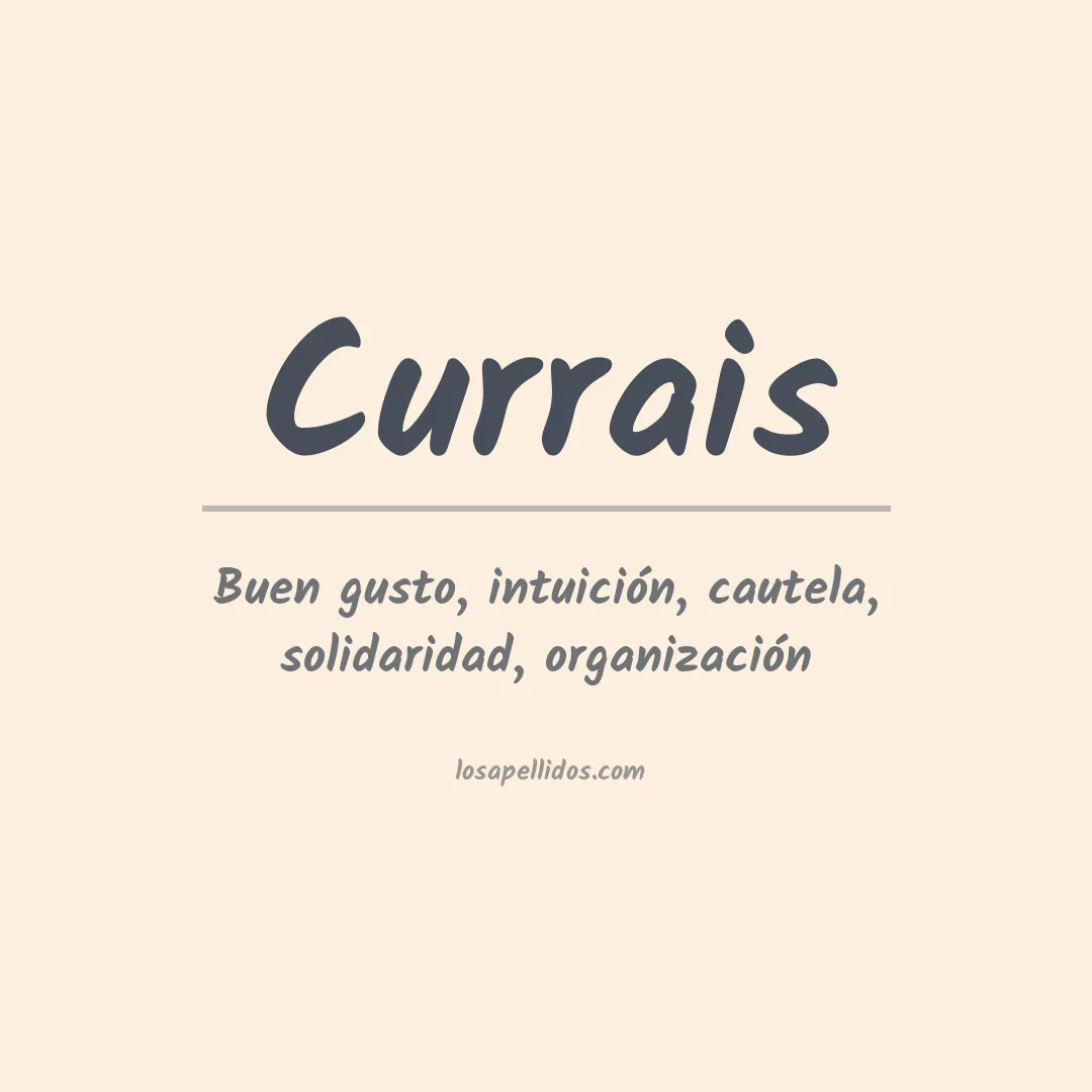 Apellido Currais