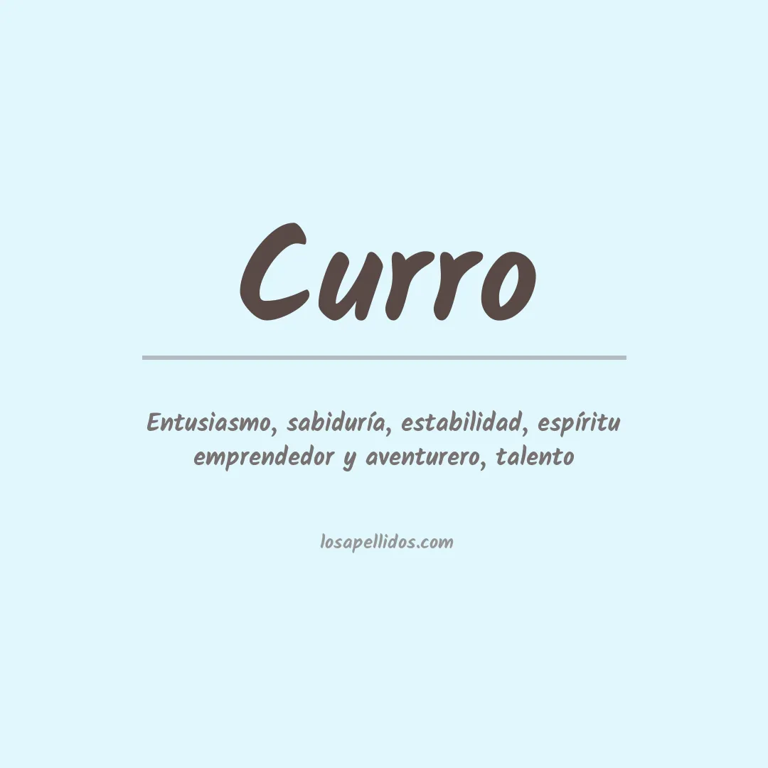 Apellido Curro
