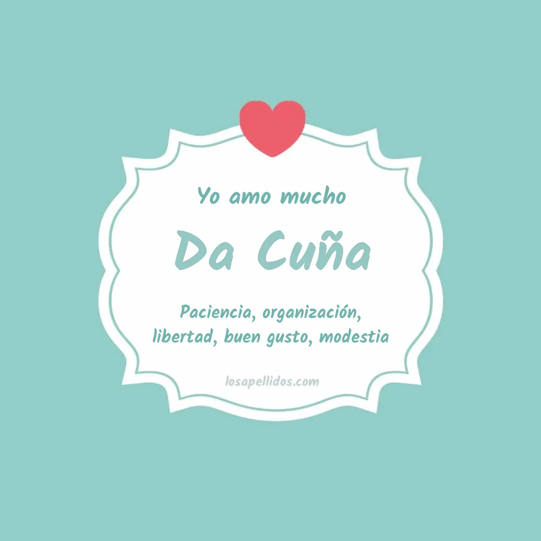 Yo amo mucho Da cuña