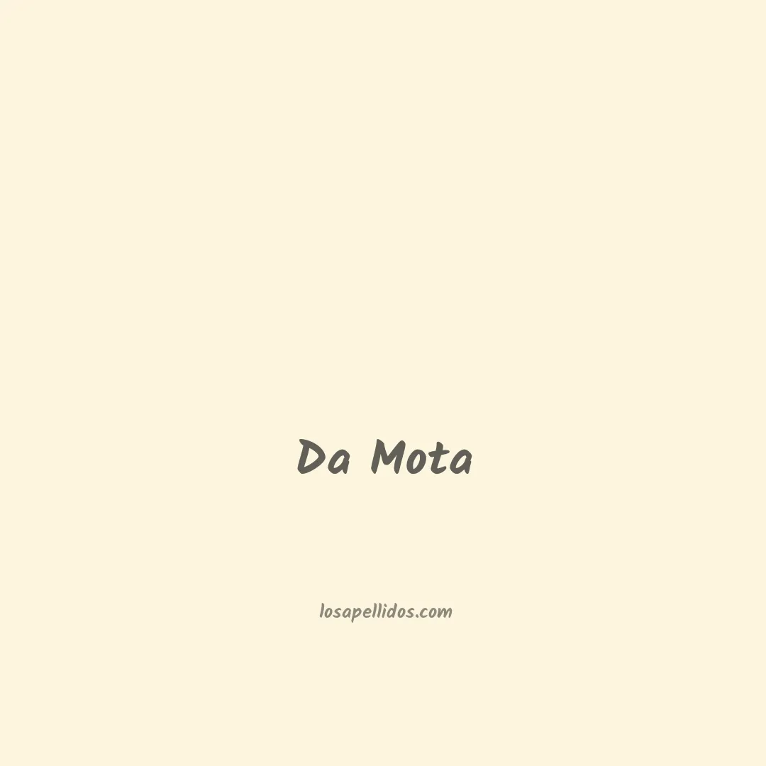 Da mota en chino