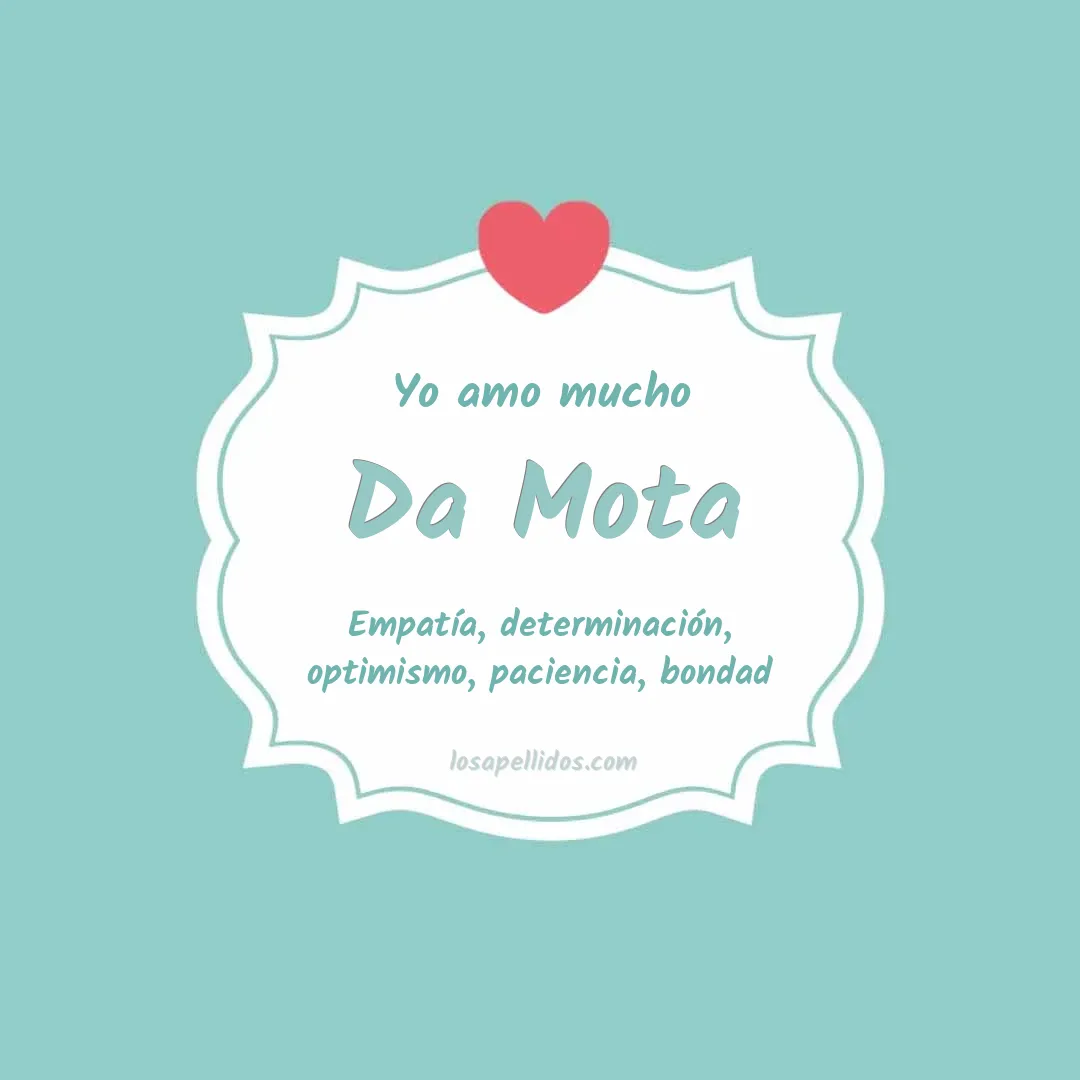 Yo amo mucho Da mota