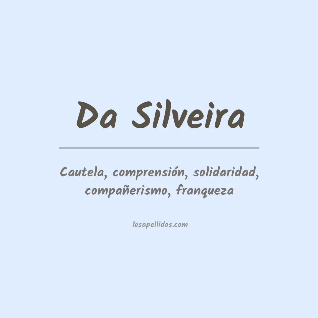 Apellido Da silveira