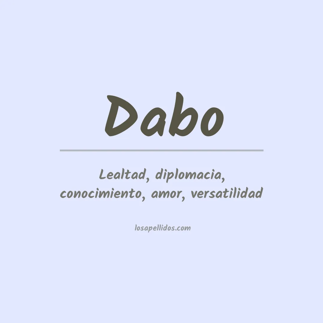Apellido Dabo