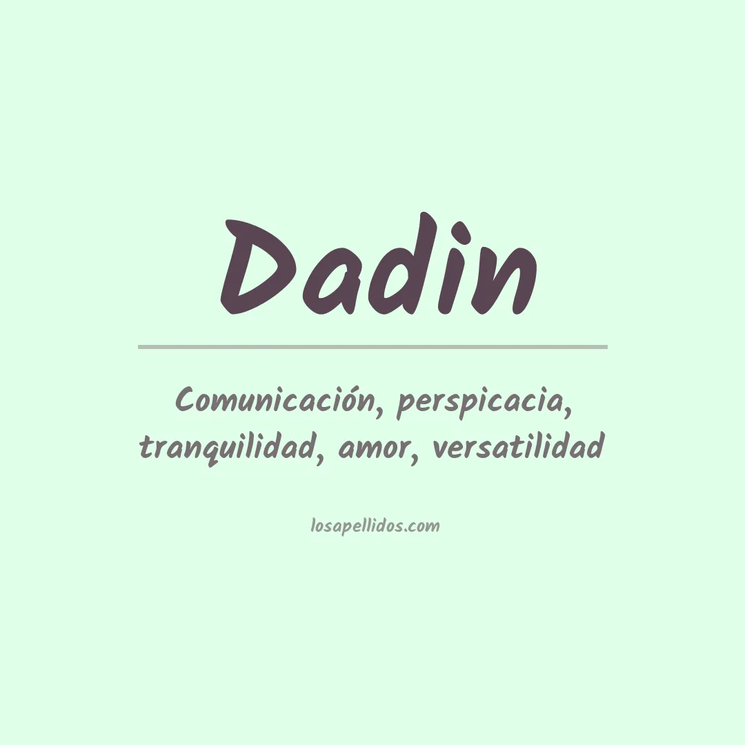 Apellido Dadin