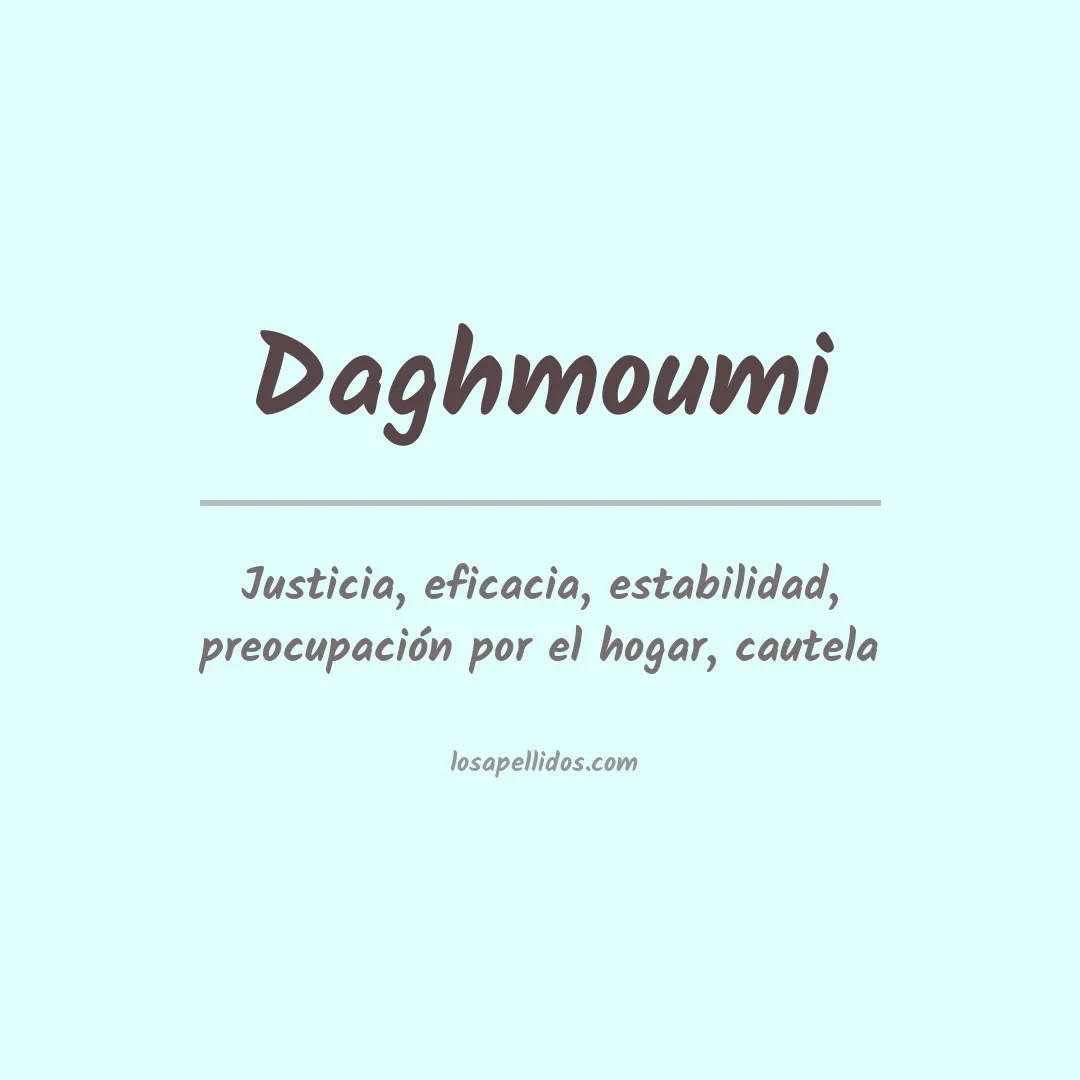 Apellido Daghmoumi