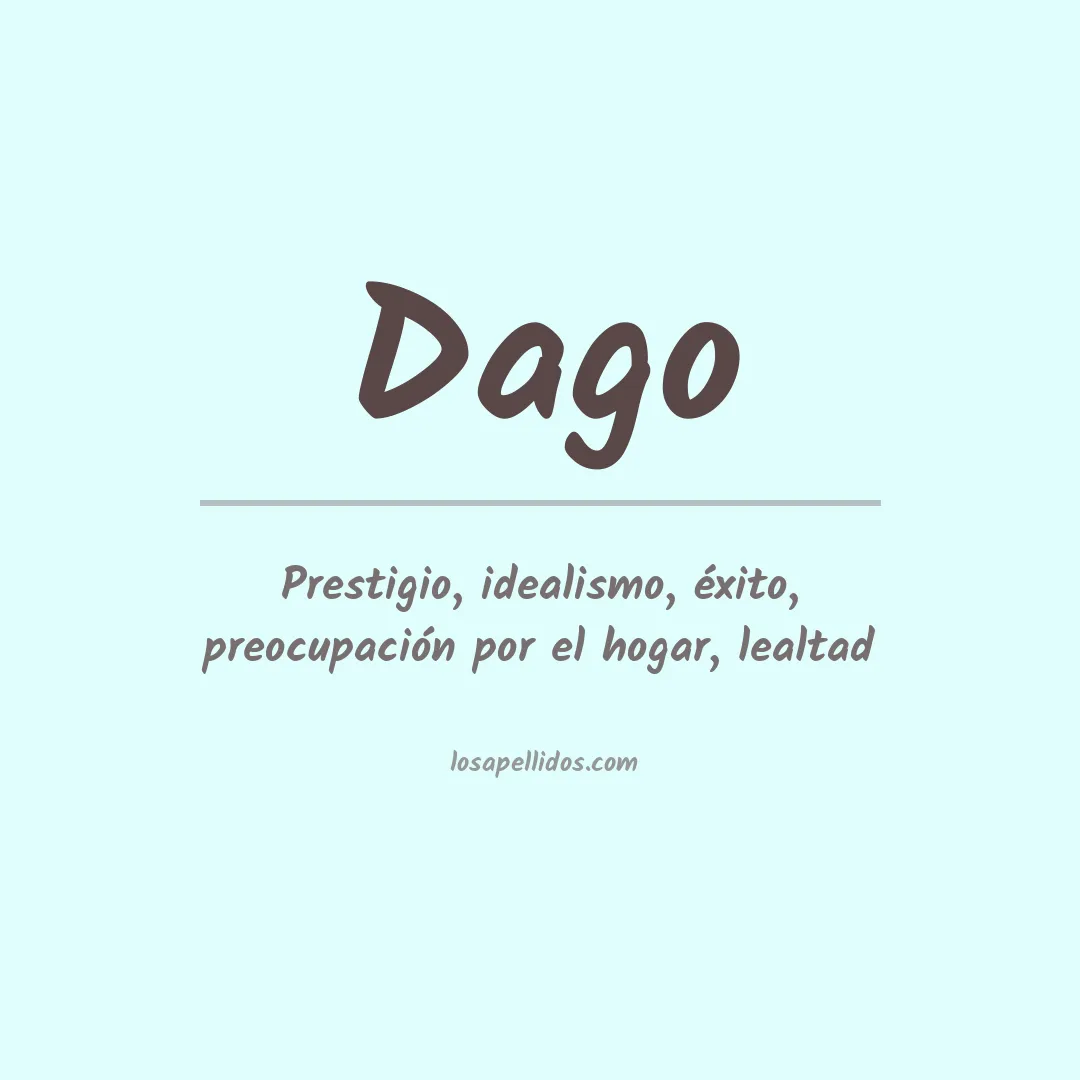 Apellido Dago