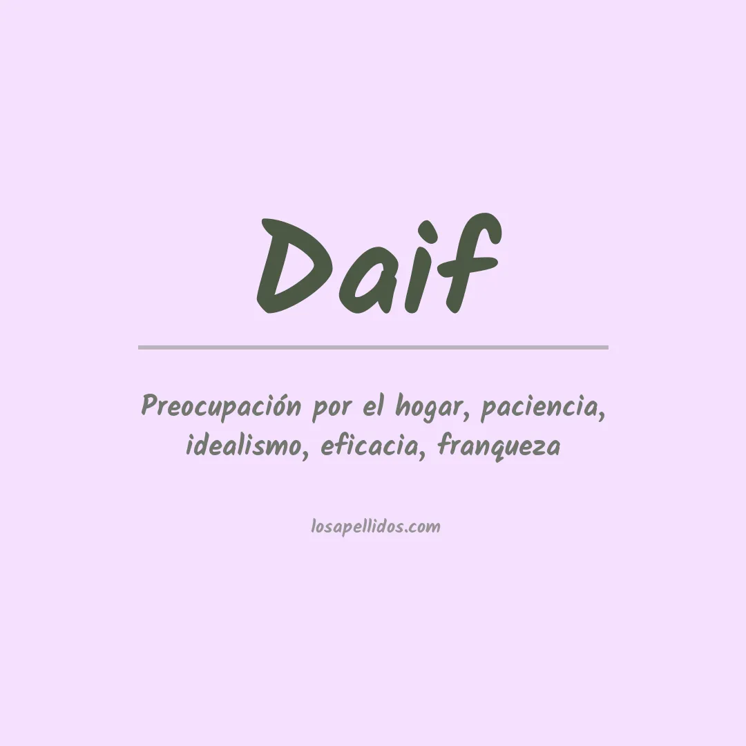 Apellido Daif