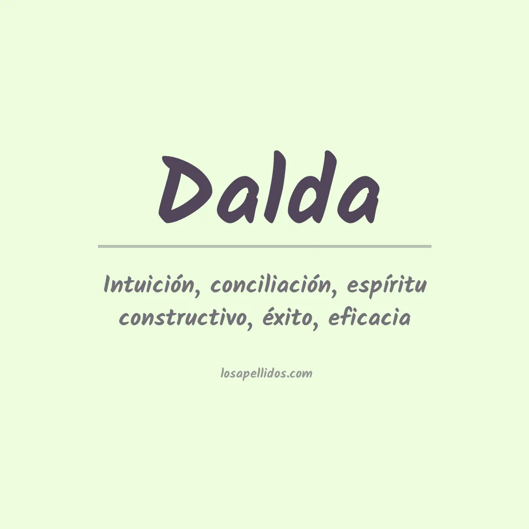 Apellido Dalda