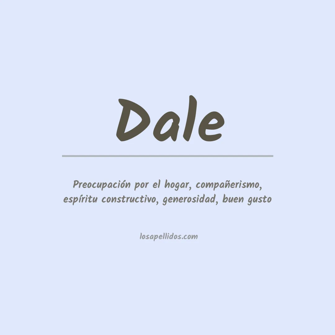 Apellido Dale