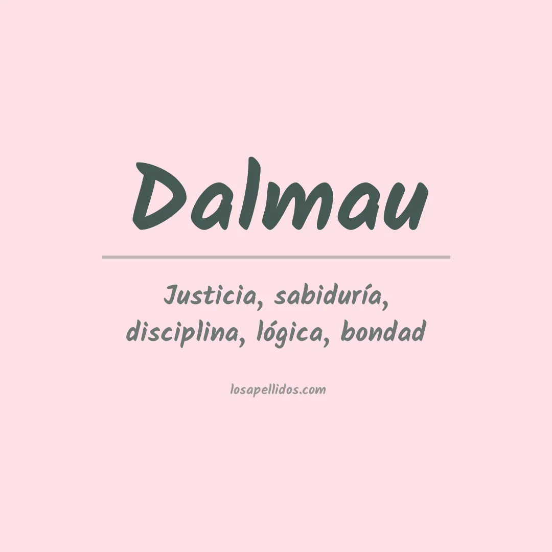 Apellido Dalmau