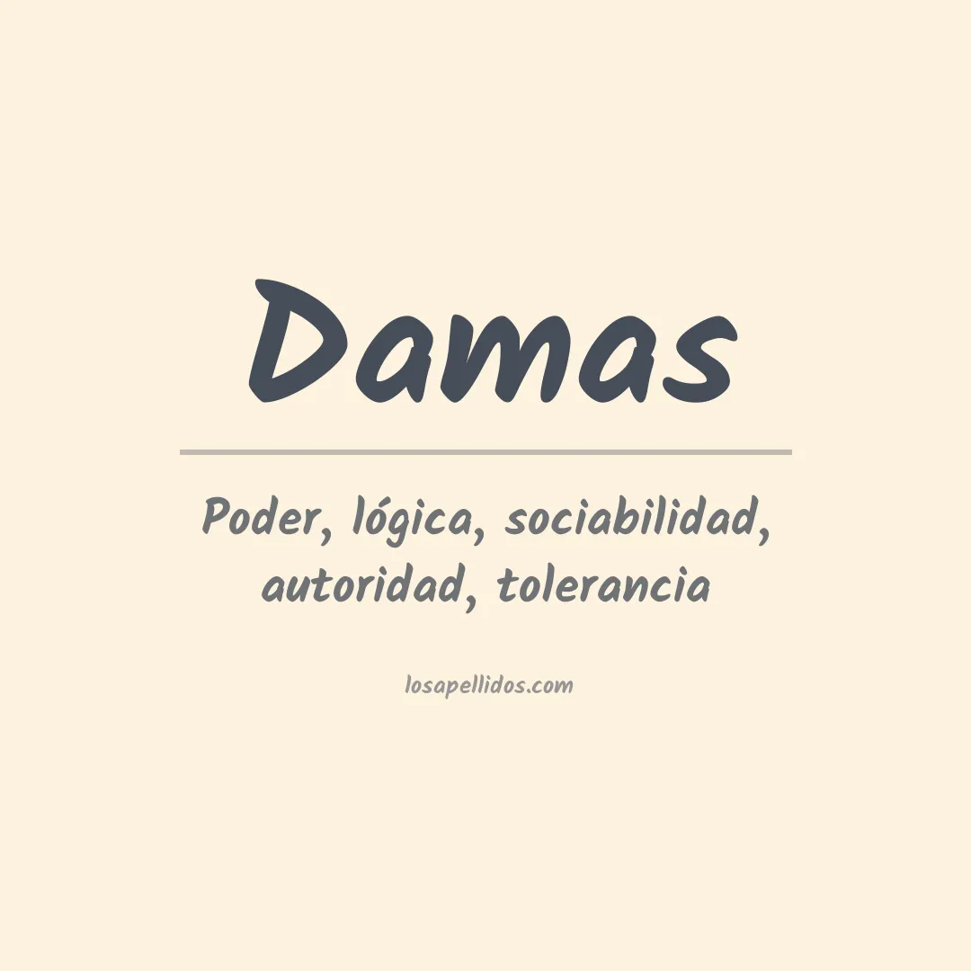 Apellido Damas