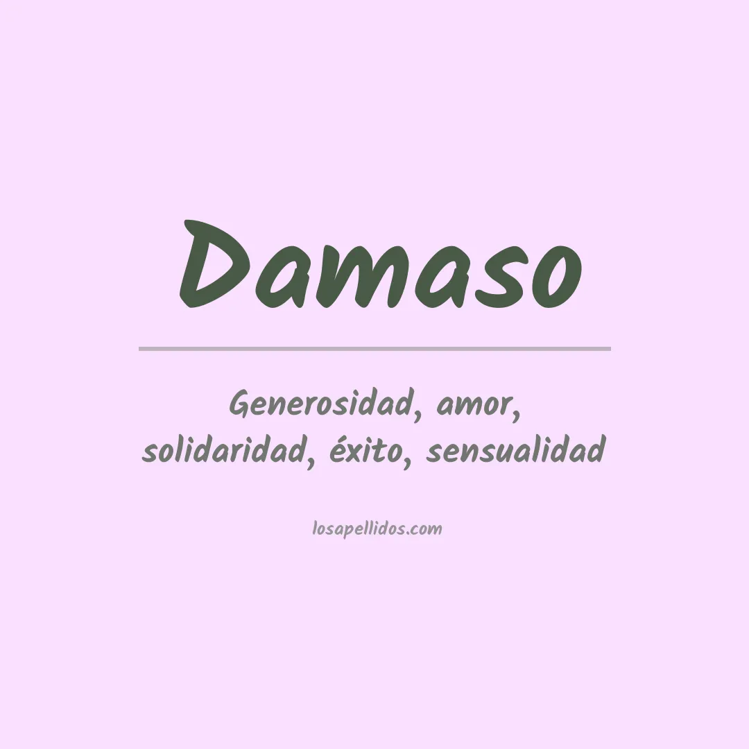 Apellido Damaso