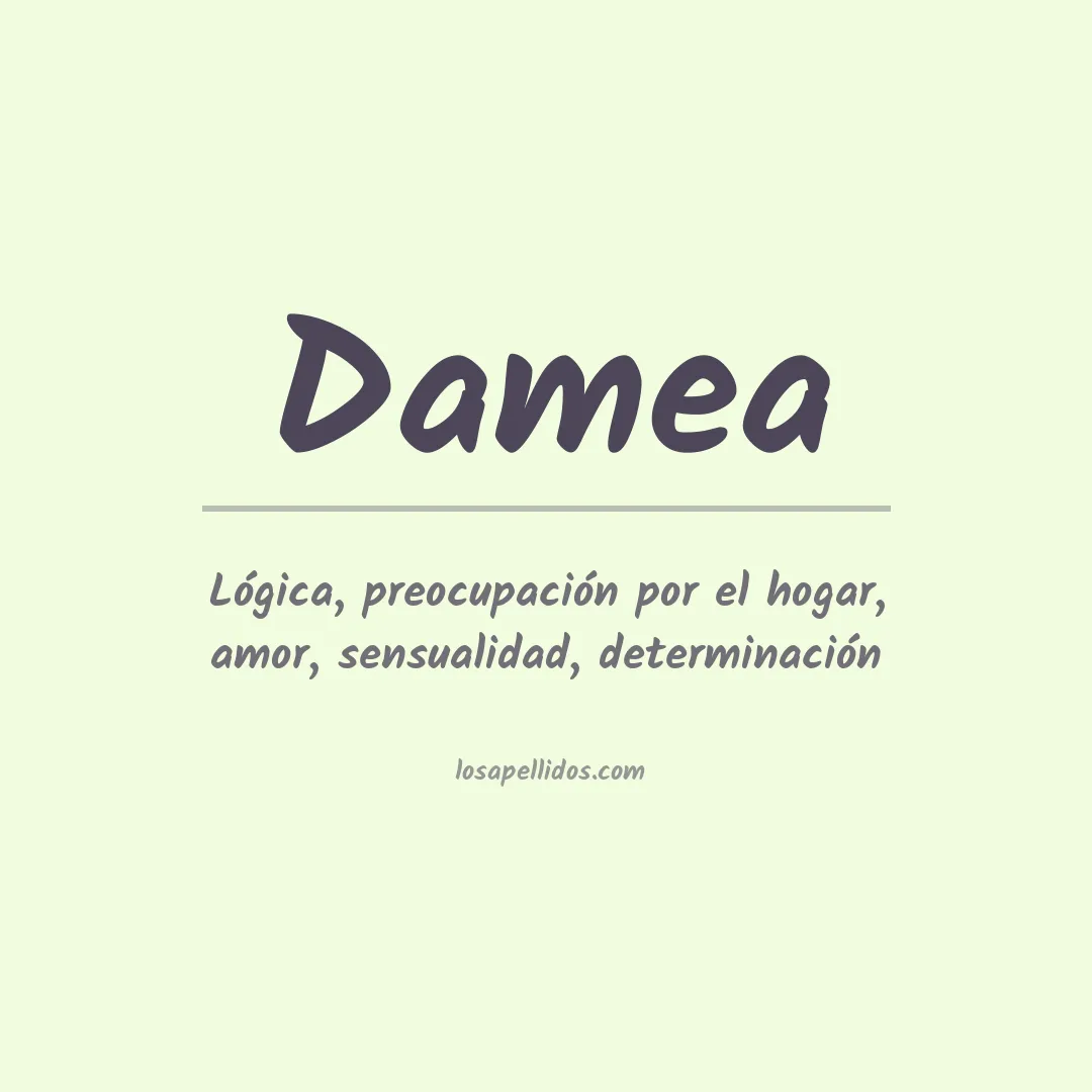 Apellido Damea
